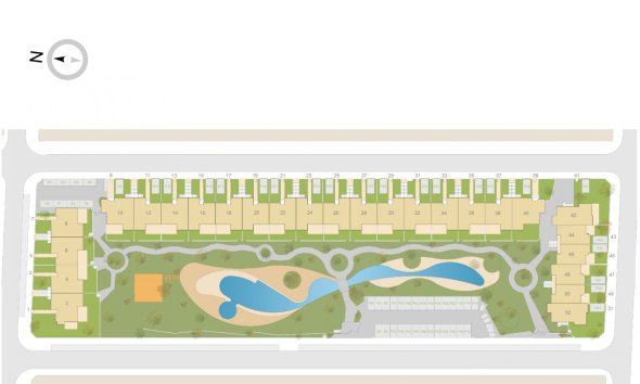 New Build - Terraced house / Townhouse - Orihuela - Vistabella Golf