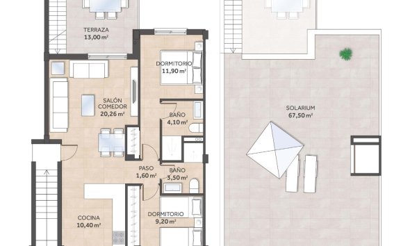 New Build - Terraced house / Townhouse - San Miguel de Salinas - La Cañada