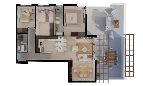 New Build - Apartment - Vera - Vera Playa