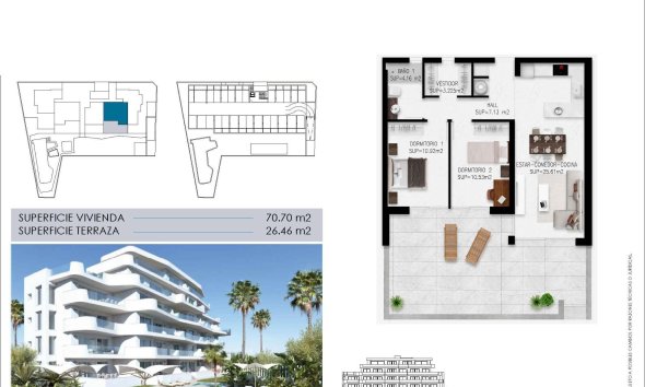 New Build - Bungalow - Pilar de la Horadada - Mil Palmeras