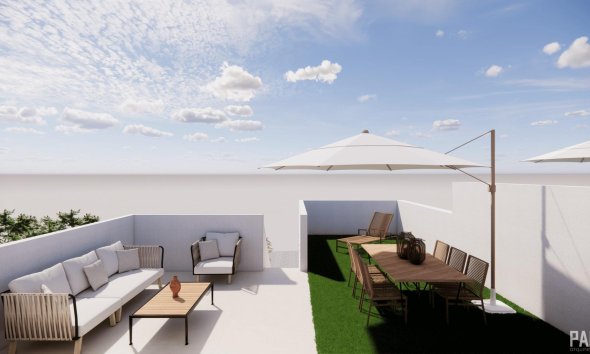 New Build - Terraced house / Townhouse - Pilar de la Horadada - Barrio los Segundas