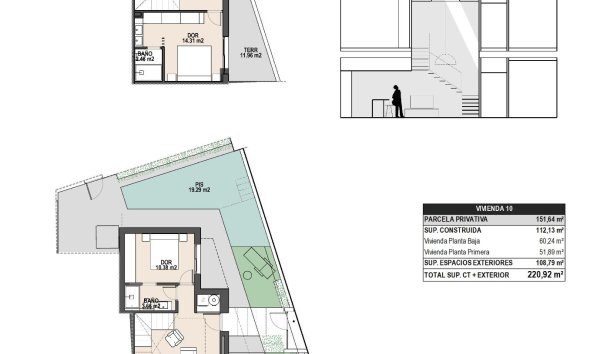 Rynek Pierwotny - Dom szeregowy - Pilar de la Horadada - parques de Andromeda