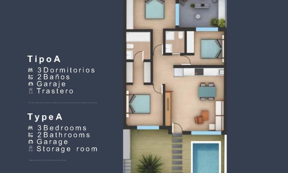 Obra nueva - Bungalow - San Pedro del Pinatar - Los Pinos