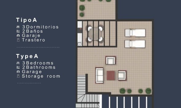 New Build - Terraced house / Townhouse - San Pedro del Pinatar - Los Pinos