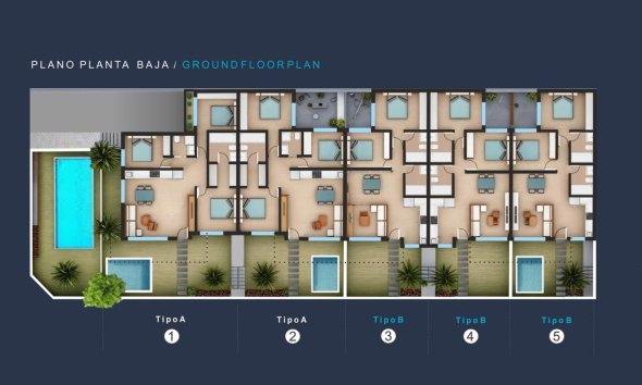 New Build - Terraced house / Townhouse - San Pedro del Pinatar - Los Pinos