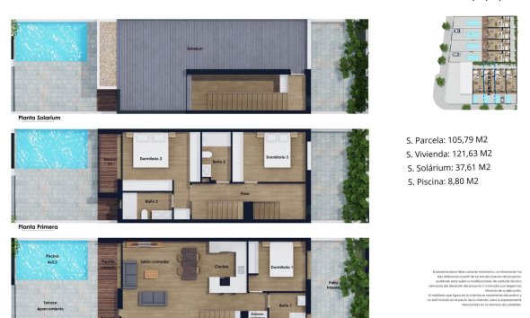 New Build - Terraced house / Townhouse - Pilar de la Horadada - Lo Monte