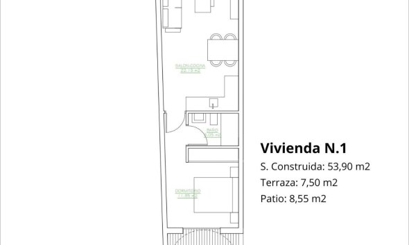 New Build - Bungalow - San Pedro del Pinatar - Los Antolinos