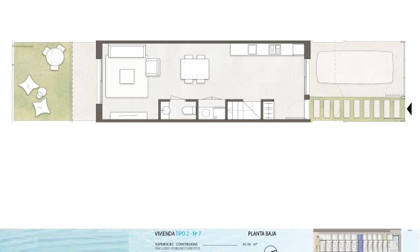 New Build - Terraced house / Townhouse - Pilar de la Horadada - pueblo