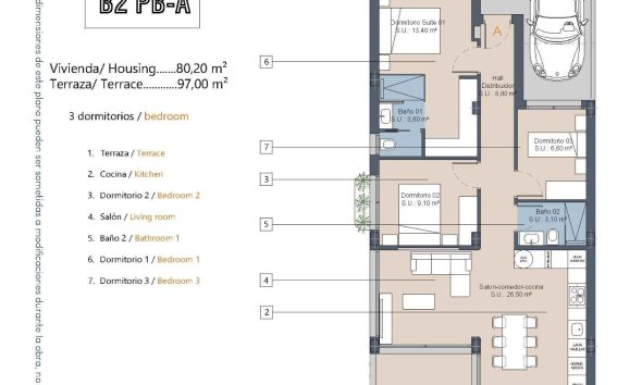 New Build - Bungalow - Los Alcazares - Serena Golf