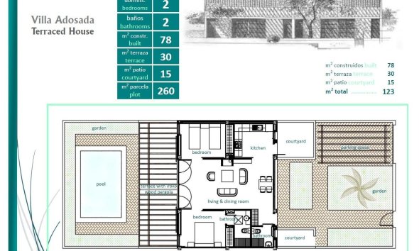Obra nueva - Adosado - Sucina - Peraleja Golf