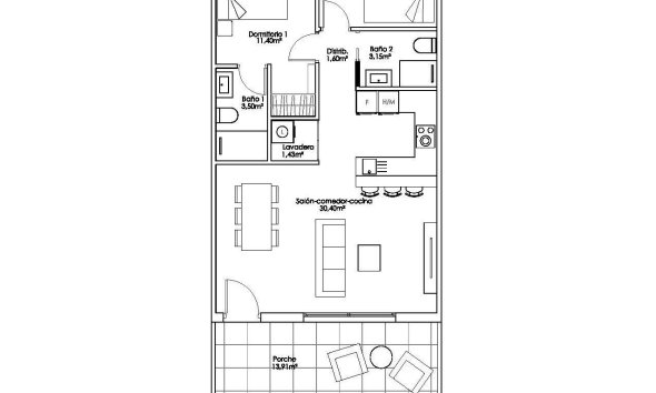 New Build - Bungalow - Pilar de la Horadada - Parque Ramon eugenio Escudero