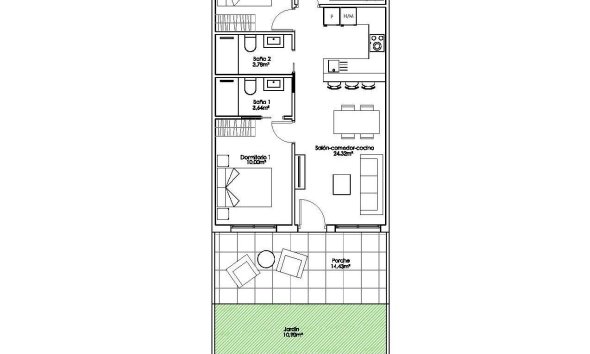 New Build - Bungalow - Pilar de la Horadada - Parque Ramon eugenio Escudero