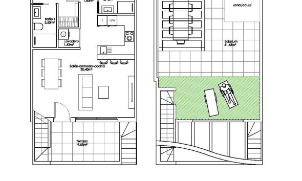 New Build - Terraced house / Townhouse - Pilar de la Horadada - Parque Ramon eugenio Escudero