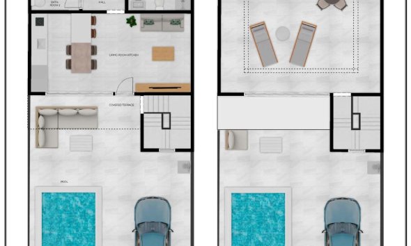 New Build - Terraced house / Townhouse - Fuente Álamo - La Pinilla