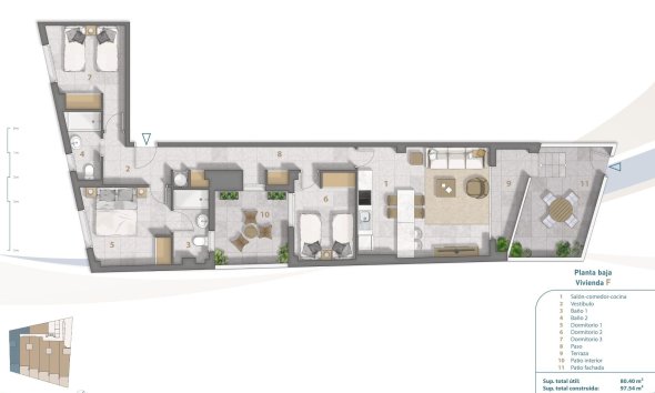 Rynek Pierwotny - Bungalow / Domek parterowy - San Pedro del Pinatar - Playa Villananitos