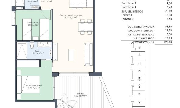 New Build - Bungalow - Benijofar - Pueblo