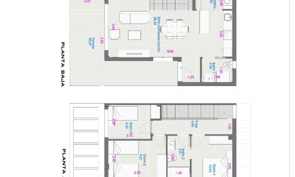 New Build - Terraced house / Townhouse - Orihuela Costa - Entre golf