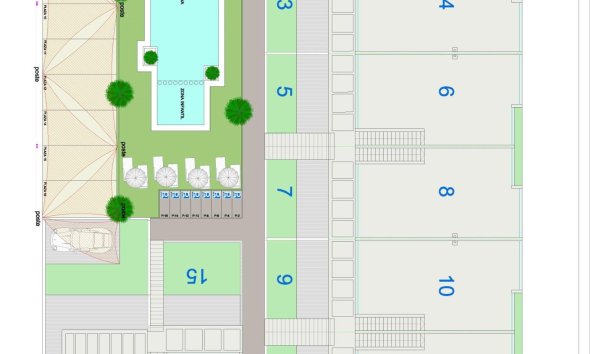 New Build - Terraced house / Townhouse - Orihuela Costa - Entre golf