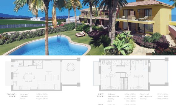 New Build - Terraced house / Townhouse - Cuevas del Almanzora - Desert Springs Golf Club