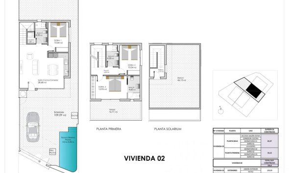 New Build - Terraced house / Townhouse - Pilar de la Horadada - pueblo