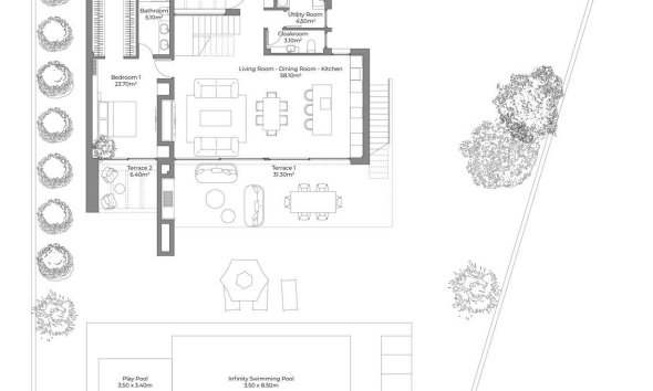New Build - Villa - Cuevas del Almanzora - Desert Springs Golf Club