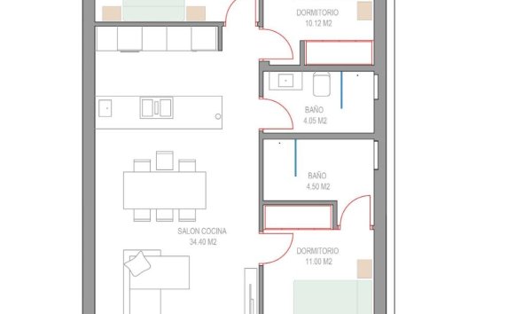 New Build - Bungalow - Pilar de la Horadada - Parque del Mediterraneo