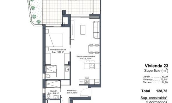 Obra nueva - Bungalow - Ciudad Quesada - Lo Marabú