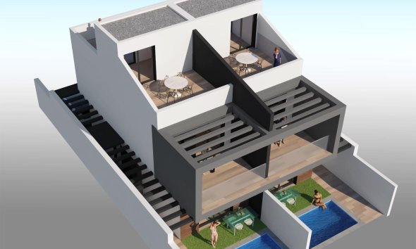 New Build - Terraced house / Townhouse - San Javier - Santiago De La Ribera