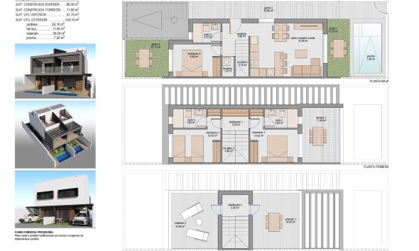 New Build - Terraced house / Townhouse - San Javier - Santiago De La Ribera