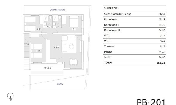 New Build - Bungalow - San Miguel de Salinas - Pueblo