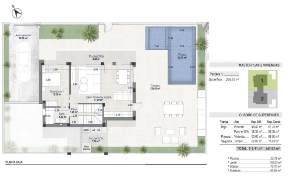 New Build - Terraced house / Townhouse - Torre Pacheco - Santa Rosalia Lake And Life Resort
