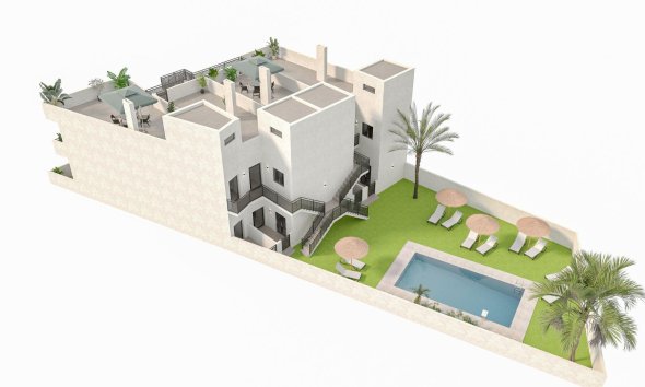 New Build - Terraced house / Townhouse - Hondón de las Nieves - La Canalosa