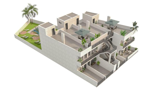 New Build - Terraced house / Townhouse - Hondón de las Nieves - La Canalosa