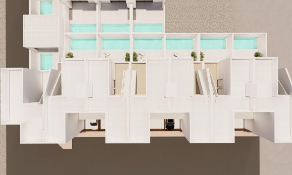 New Build - Terraced house / Townhouse - San Javier - pueblo