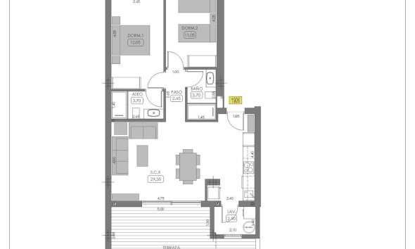 Obra nueva - Bungalow - Algorfa - La Finca Golf