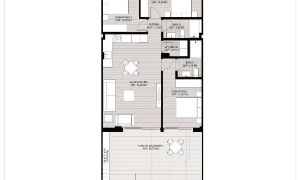 New Build - Bungalow - San Pedro del Pinatar - Los Cuarteros