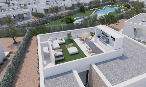 Obra nueva - Villa - Fuente Álamo - Hacienda del Alamo