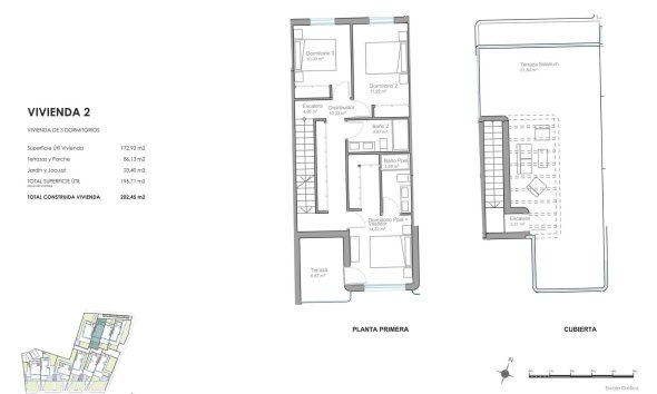 New Build - Terraced house / Townhouse - Mojacar - Playa de la Mena