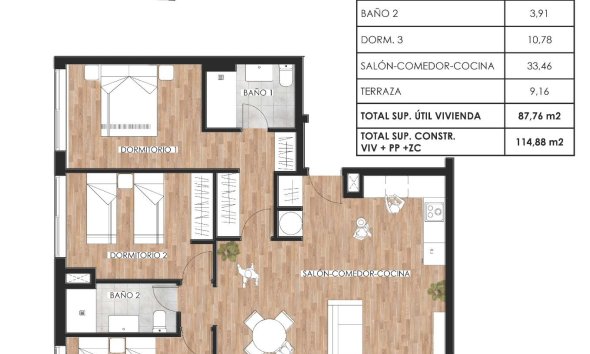 New Build - Apartment - Torrevieja - Parque de Las Naciones