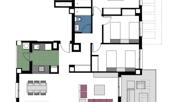 New Build - Apartment - Orihuela Costa - Mil Palmeras