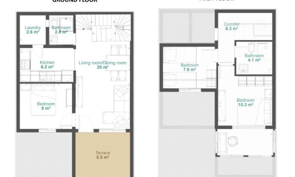 Rynek Wtórny - Dom szeregowy - Costa Blanca - Orihuela Costa