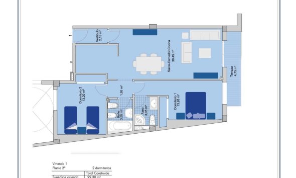 Obra nueva - Apartamento - San Miguel de Salinas