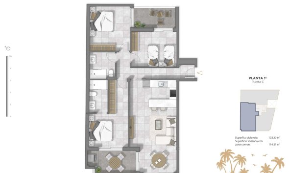 Obra nueva - Apartamento - Guardamar del Segura - Pueblo