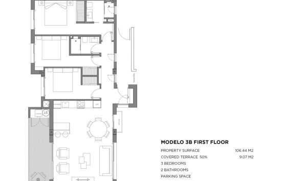 New Build - Apartment - Los Alcazares - Parque Diana