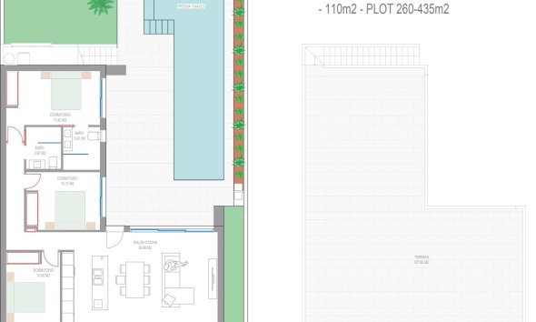 Obra nueva - Villa - San Javier - Parque del doce