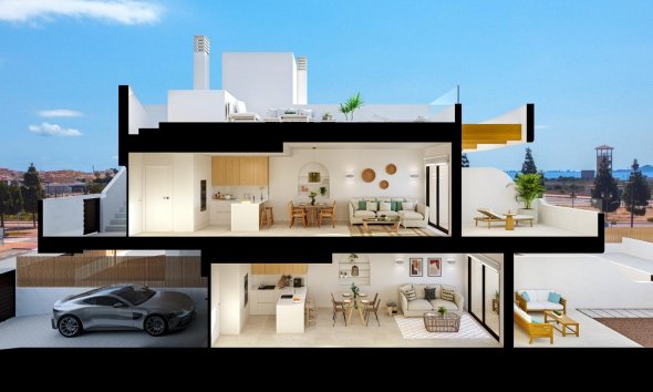 New Build - Apartment - Los Alcazares - La Serena Golf