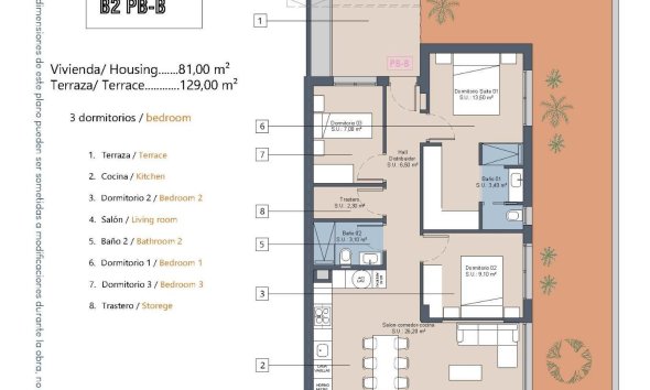 Obra nueva - Bungalow - Los Alcazares - La Serena Golf