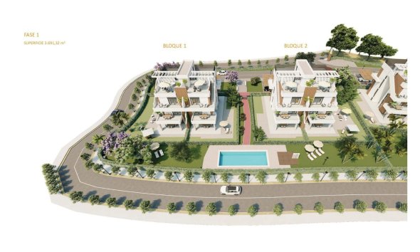 New Build - Bungalow - Fuente Álamo - Hacienda del Alamo