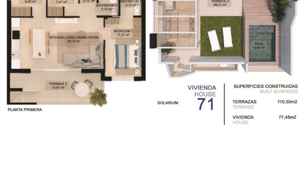 New Build - Bungalow - Pilar de la Horadada - La Torre De La Horadada