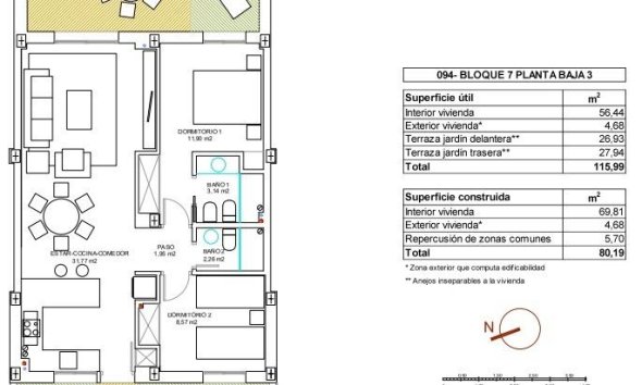 New Build - Apartment - Vera - El Playazo